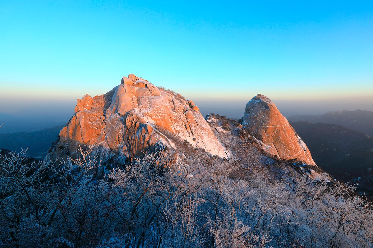 South Korea has many beautiful mountains perfect for hiking