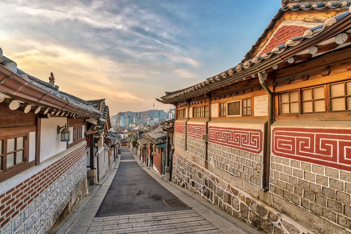 Bukchon Hanok Village, Seoul, Korea